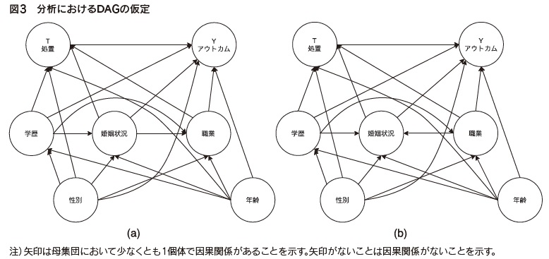 図3　分析におけるDAGの仮定